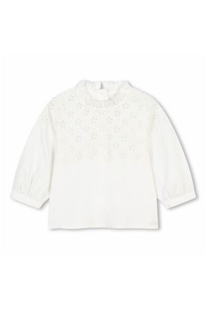 felpa in cotone bianco CHLOE' KIDS | C20299117